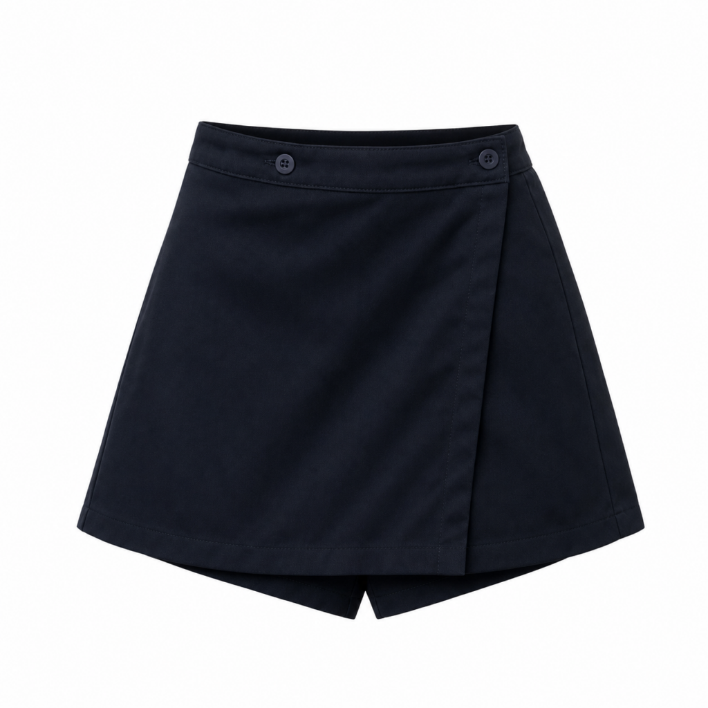 Navy Skort